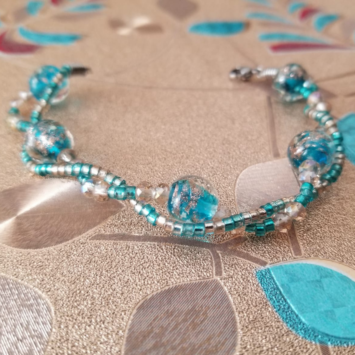 Classy Teal DNA Bracelet