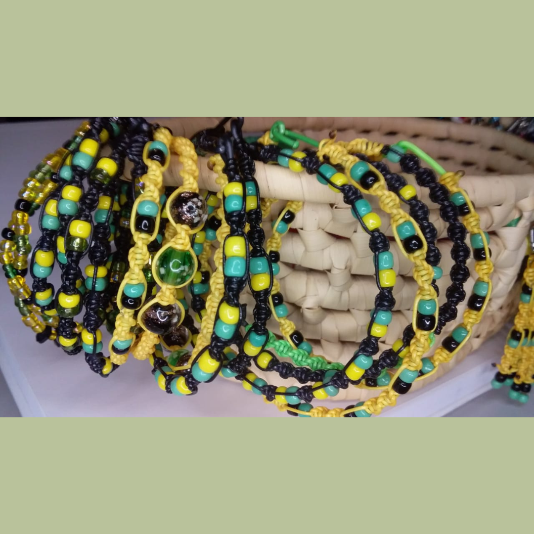 Jamaican Spiraled DNA Bracelet