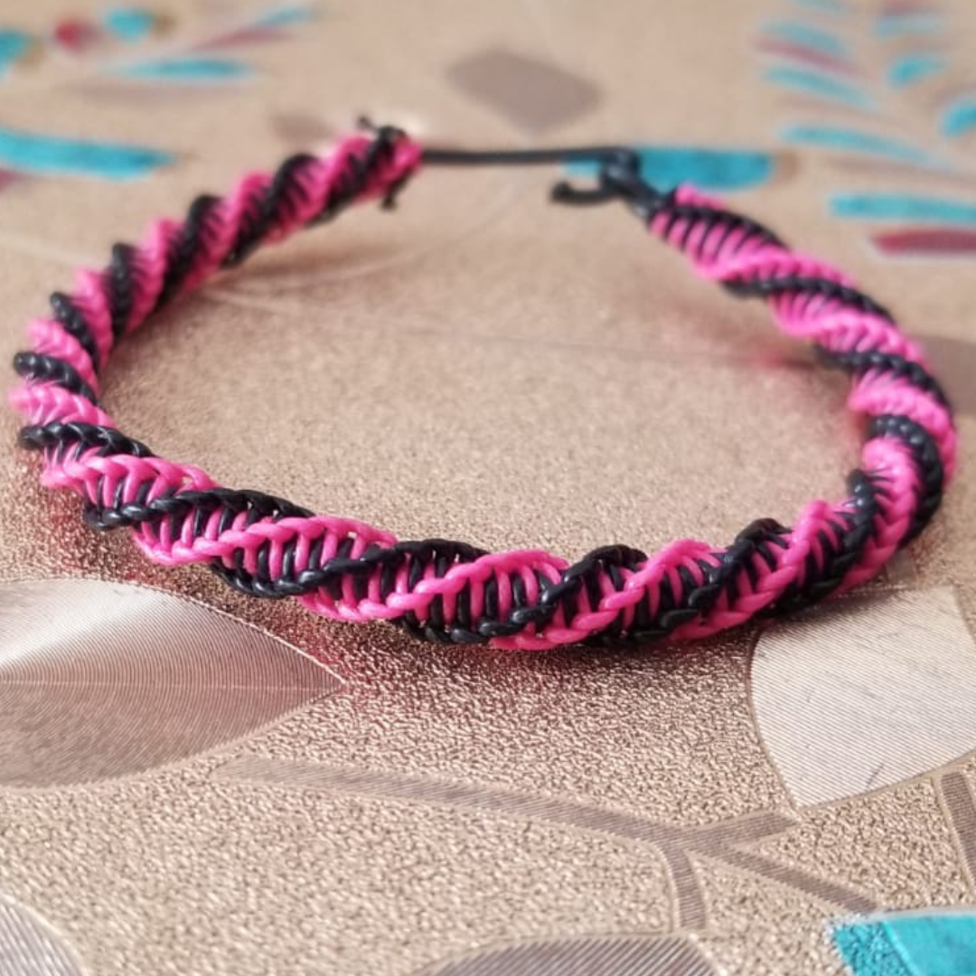 Double spiraled DNA Bracelets