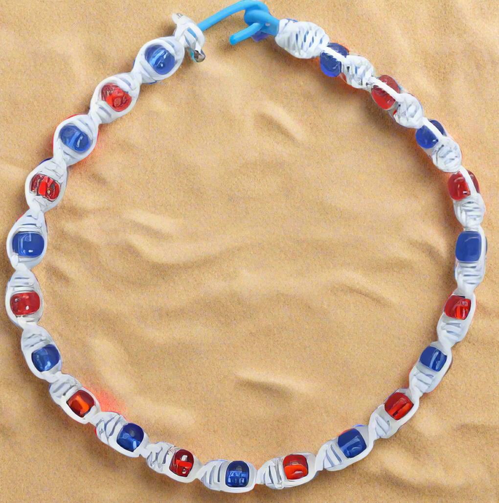 Pulsera de ADN en espiral simple