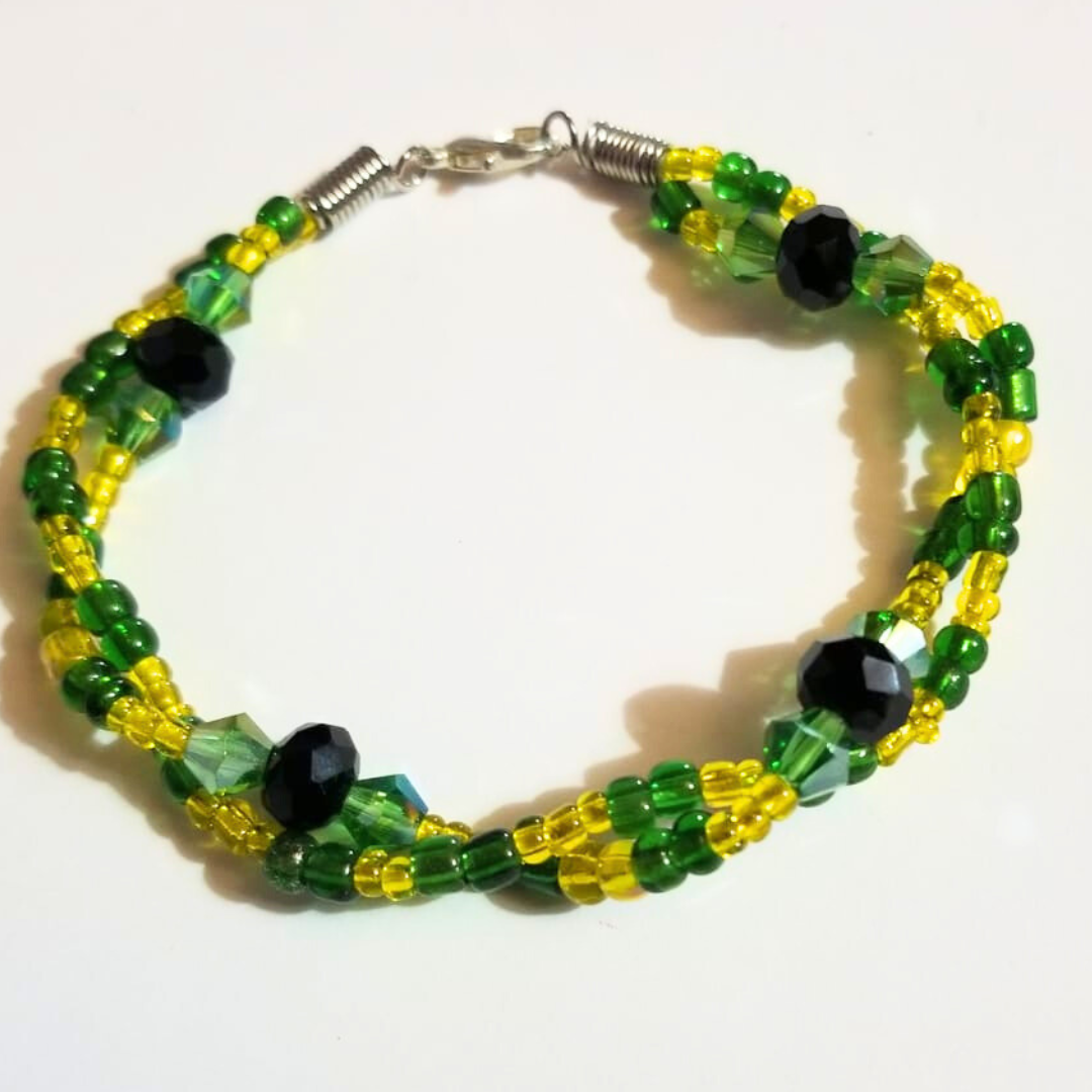 Pulseras clásicas de cuentas jamaicanas