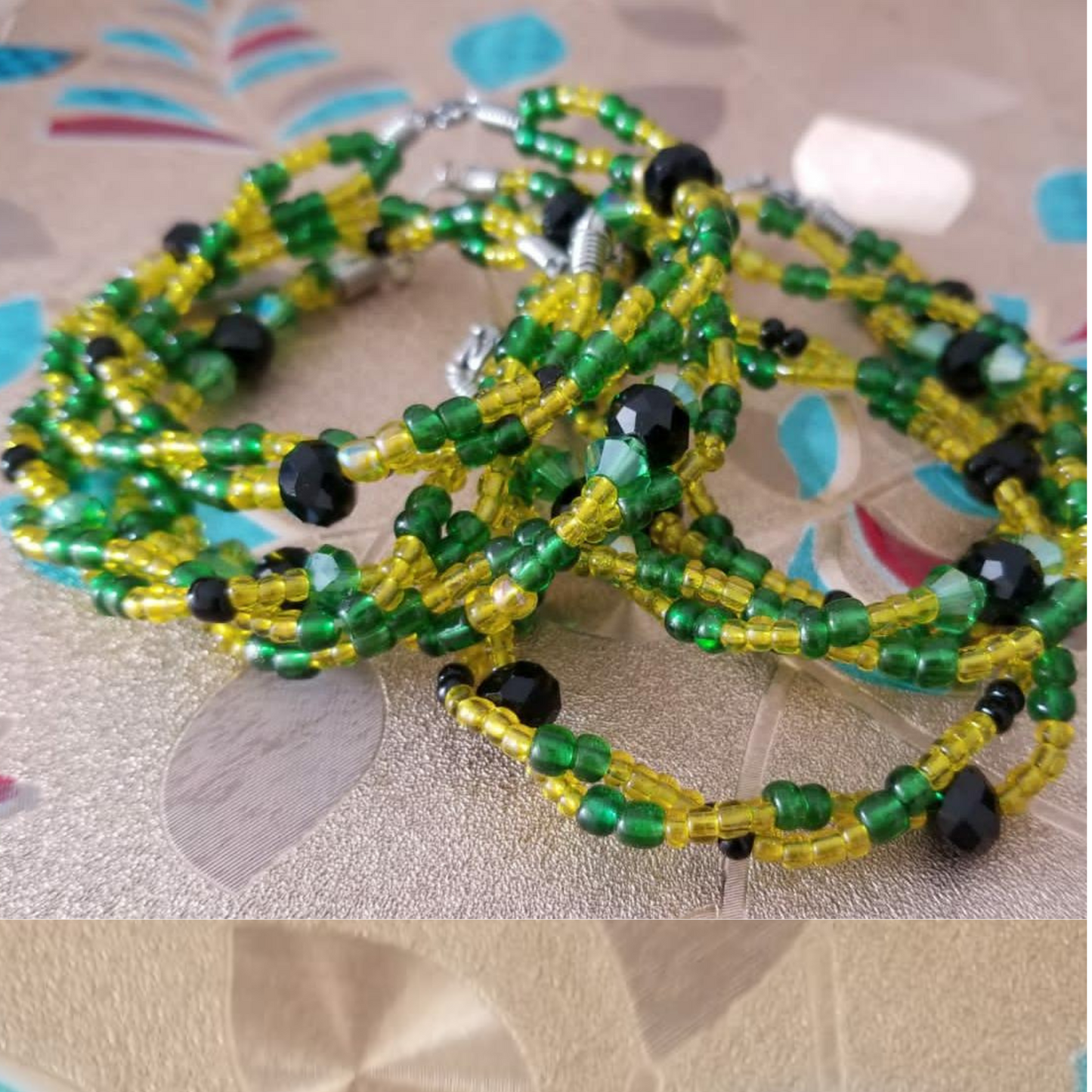 Pulseras clásicas de cuentas jamaicanas