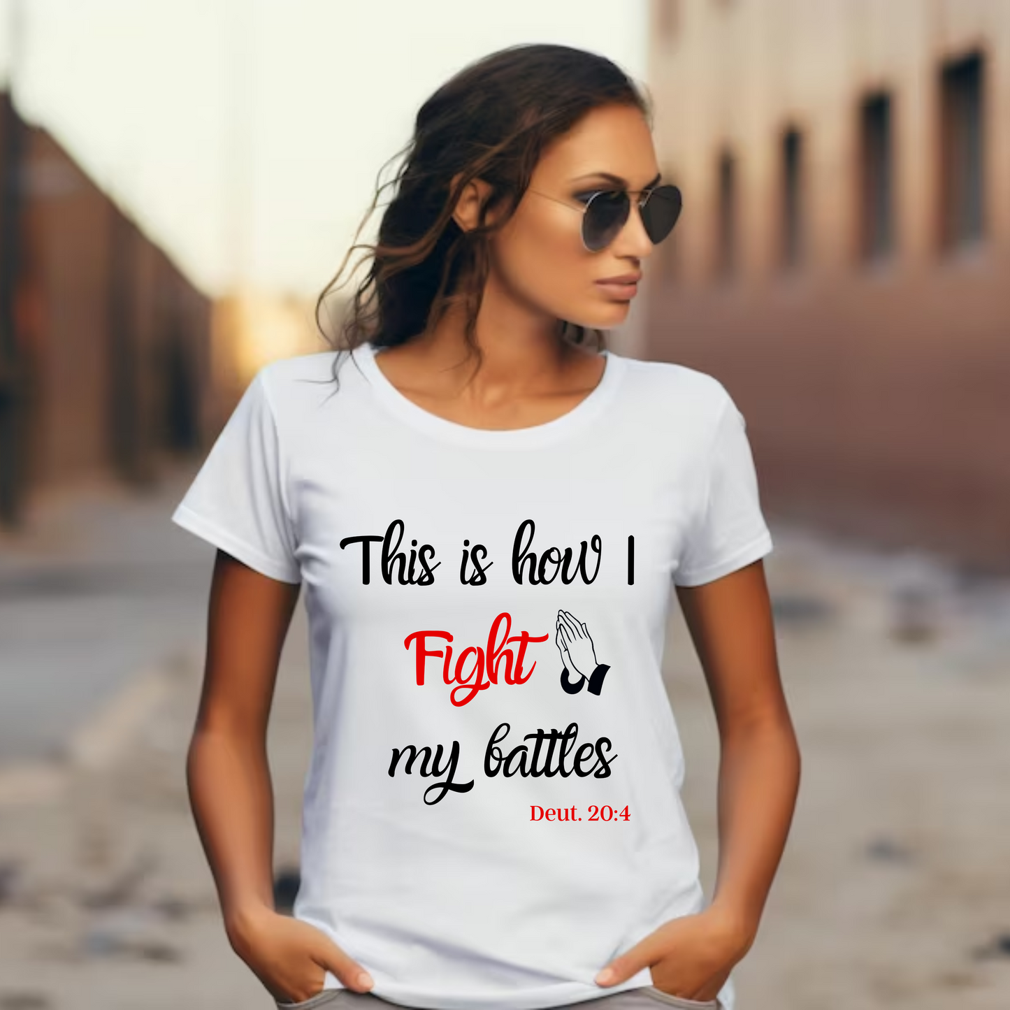 Así es como lucho mis batallas Tee