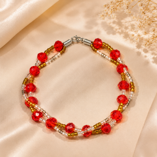 Rosy Red DNA Bracelet